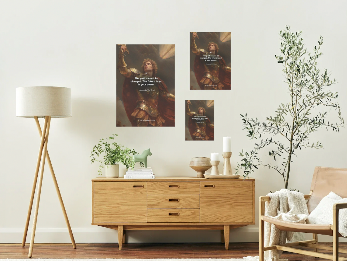 Alexander The Great - Quote Poster