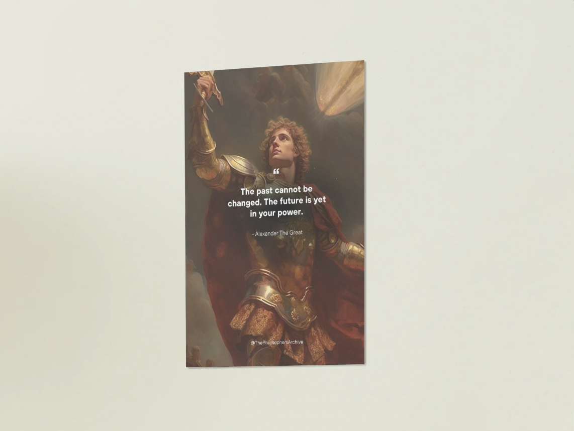 Alexander The Great - Quote Poster