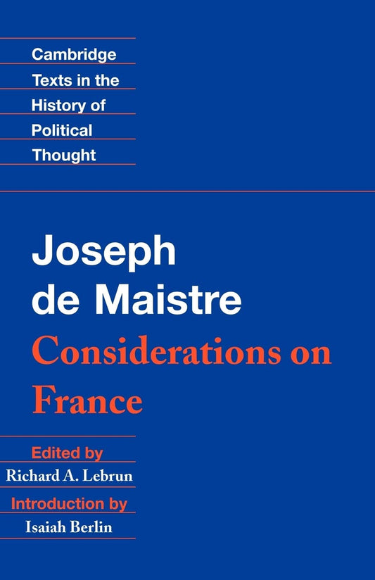 Considerations on France (Revised)