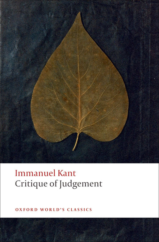 Critique of Judgement (Oxford World's Classics)