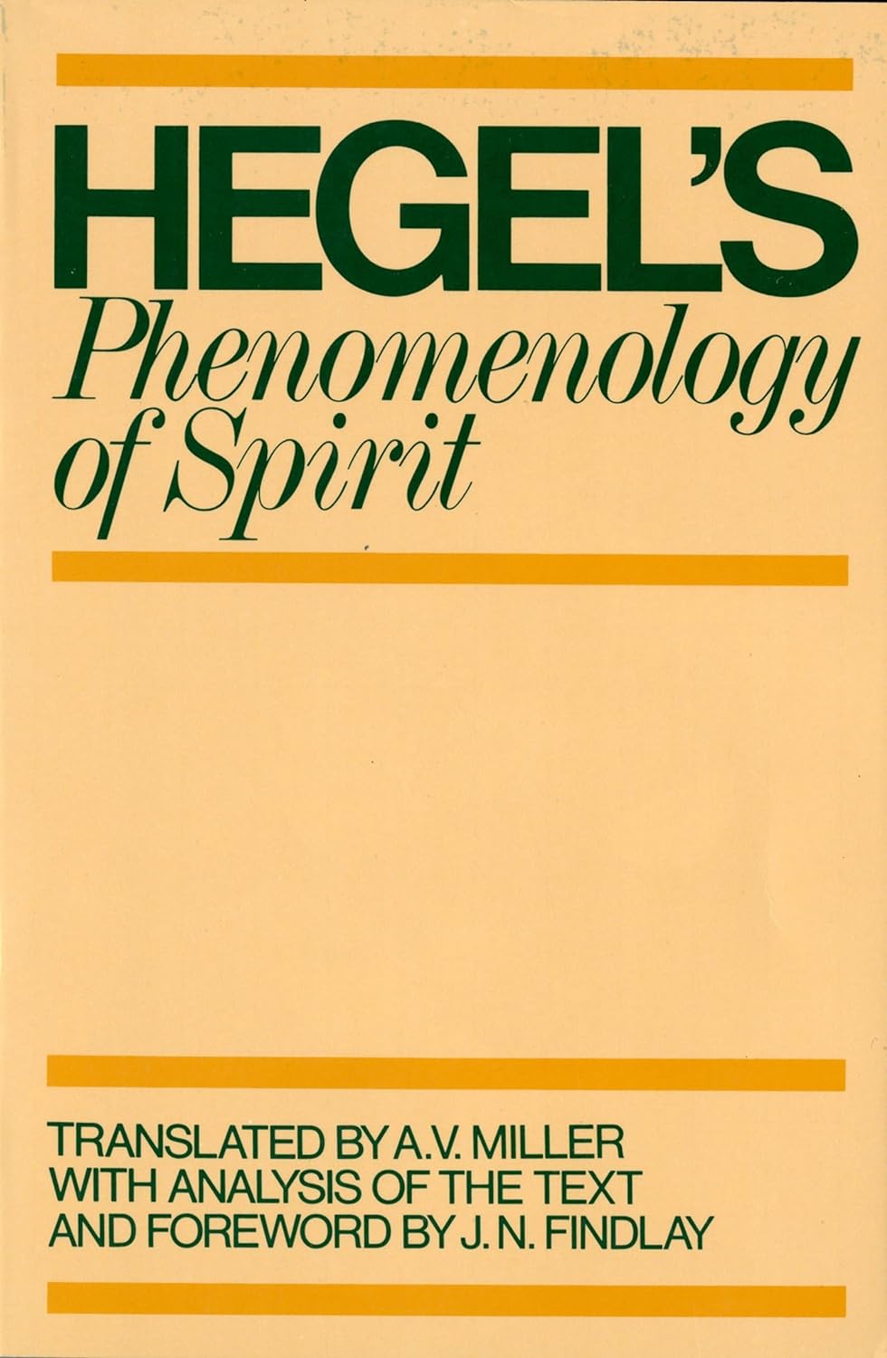 Phenomenology of Spirit (Revised)